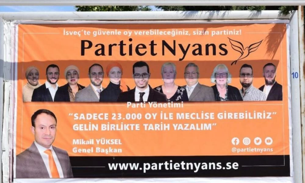 Πολιτικός τουρκικής καταγωγής έκανε κόμμα και κατεβαίνει στις σουηδικές εκλογές!